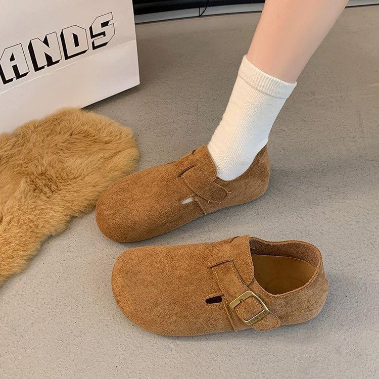 Casual outer wear single shoes Birkenstocks retro new spring Birkenstocks Birkenstocks