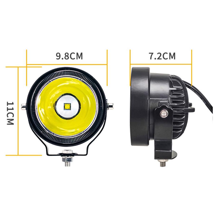 

Super Bright 4 Inch White Yellow LED Work Head Fog Driving Light For Car SUV Truck ATV UTV