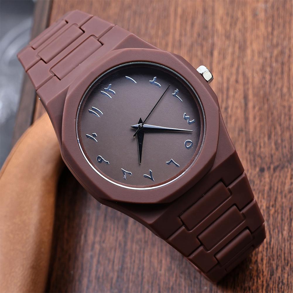 Fashionable Waterproof Quartz Watch Arabic Numeral Watch Modern Couple Watch Men's Watches Lady's Wrist Watch