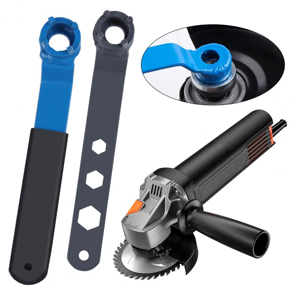 High Carbon Steel Wrench Tool Wrench Adjustable Angle Grinder Wrench High Carbon Steel Pin Spanner Heavy Duty Anti-slip for 4
