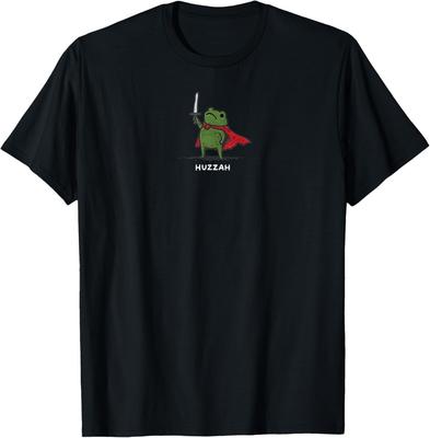 Evviva Cavaliere Rana Divertente Spada Meme Citazione T-Shirt unisex T-Shirt