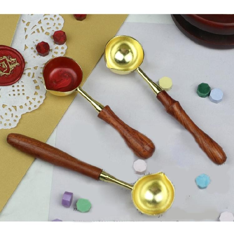 3 Pcs/Set Wax Sealing Melting Spoon Wax Seal Spoon Sealing Stamp Melting Spoon for Wax Seal Stamp Envelope