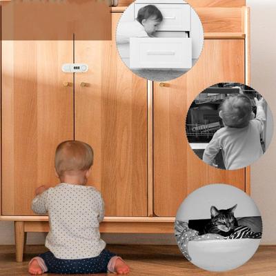 Flexible Installation Cabinet Lock With 10000 Passwords Combinations Durability Security For Home Drawers And Storage