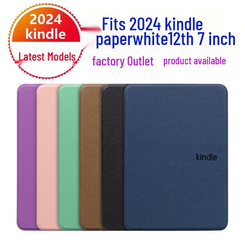 2024 Kindle Paperwhite 12th Gen 7-Inch Cross-Grain Protective Case