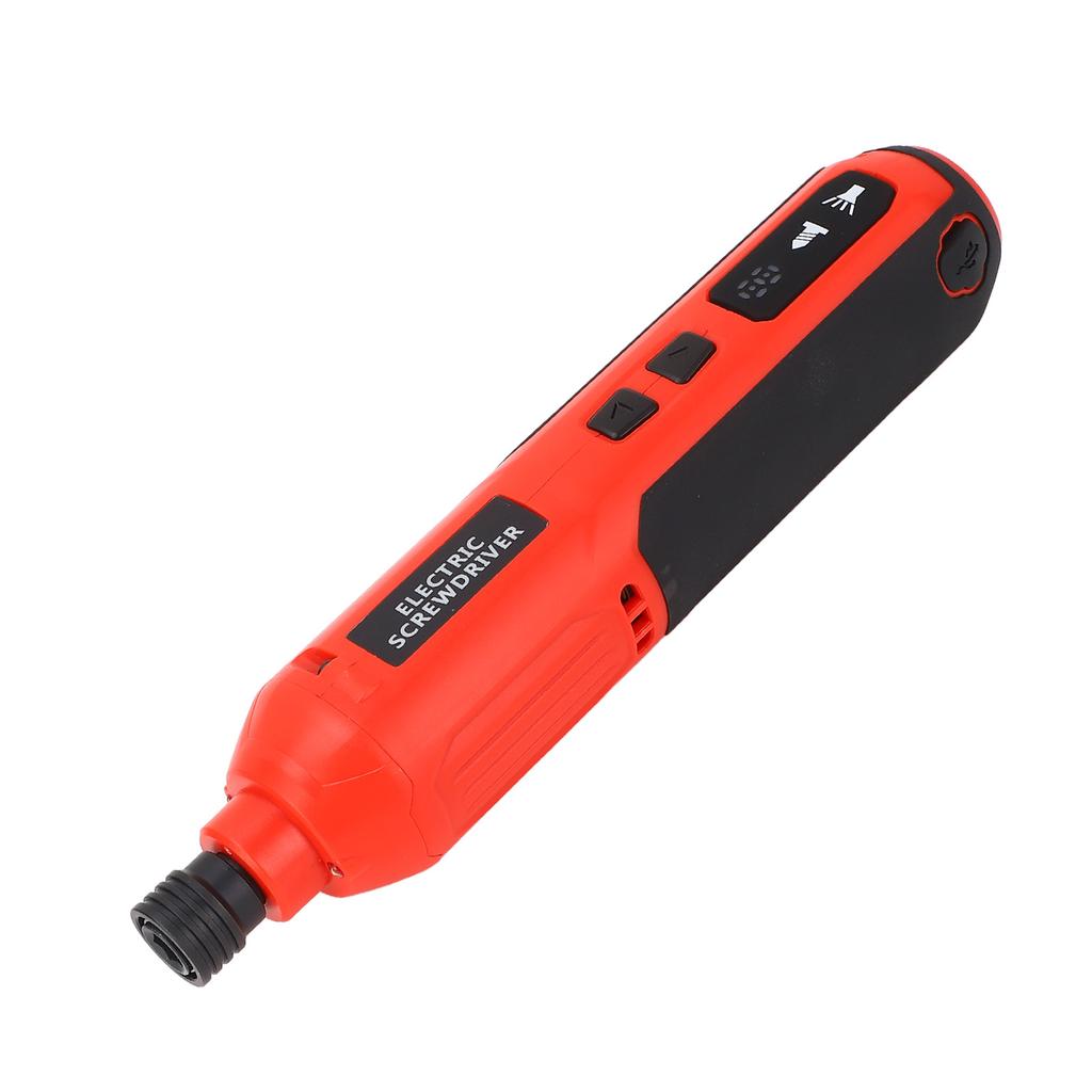 Electric Screwdriver Kit 3.6V USB Rechargeable 5 Gears Speed LED Light Portable Cordless Screwdriver for Phone Camera Laptop Watch
