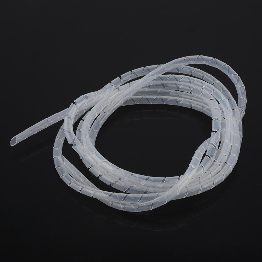 Black Spiral Cable Wrap Tidy Hide PC TV Home Cinema Wire Management Various Black Spiral Cable Wrap Tidy Hide PC TV Home Cinema Wire Management Various