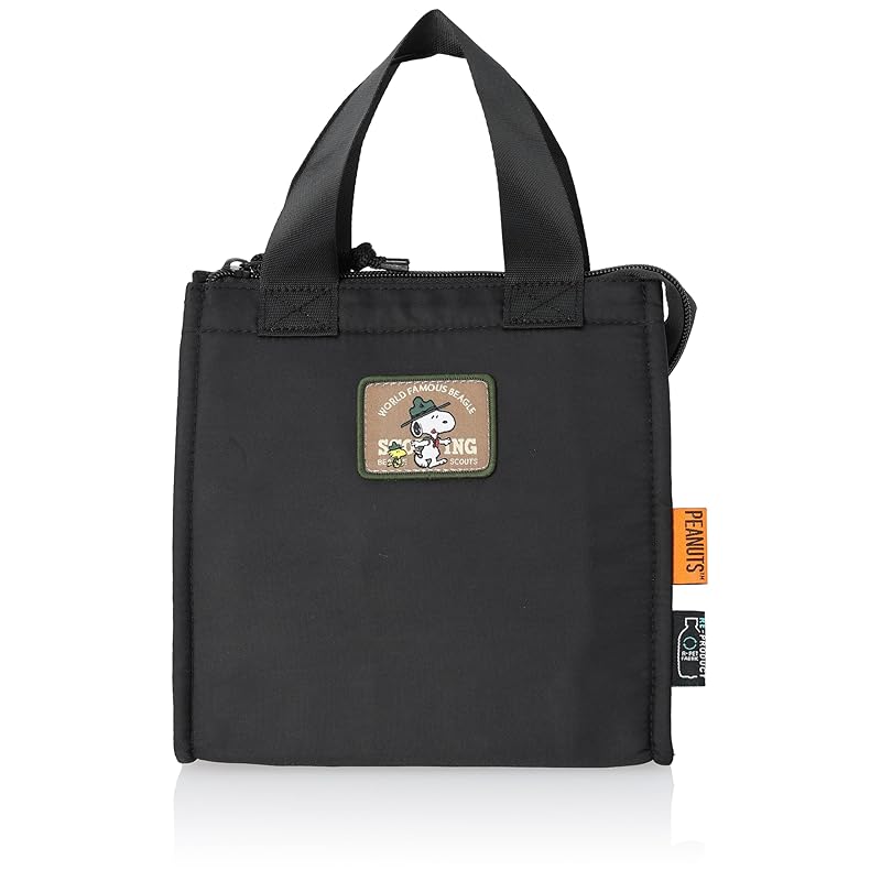 

[Snoopy] lunch bag lunch tote cold thermal bag Ice pack pocket Lunch box bag Environmentally friendly R-PET fabric commute Commuting to school ladies