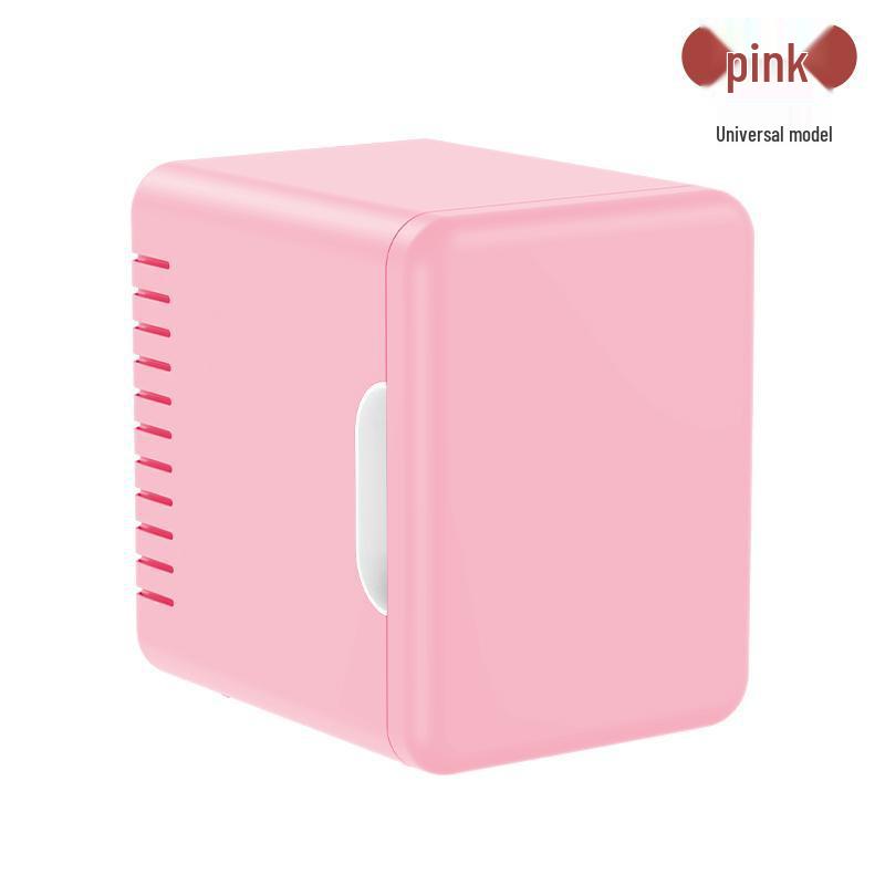 4L Dual-Use Mini Fridge for Car and Home - Ideal for Makeup, Masks, and Cosmetics