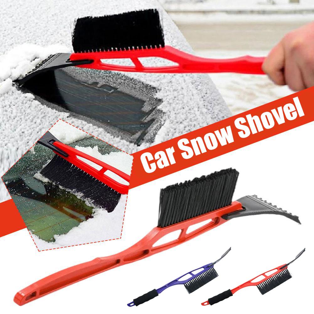 Car Snow Shovel, Ice Scrape, Winter Car Snow Brush Glass Car Windshield Cleaning Removal, Tools Vehicle Frost E2M7