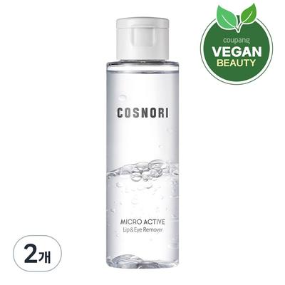 COSNORI Micro Active Lip & Eye Remover, 100ml, 2 Einheiten
