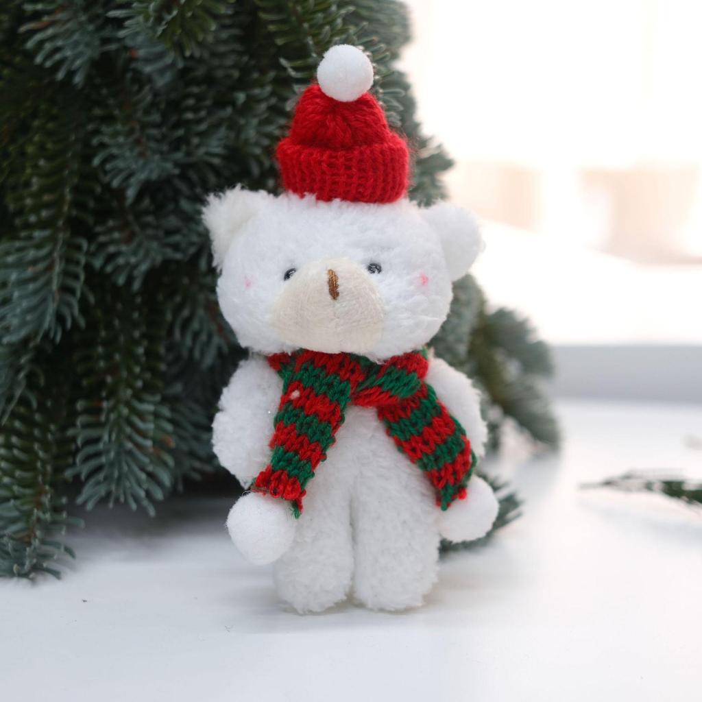 Cross-Border Christmas Bear Onesie Scarf: Cute Tree Decoration Pendant
