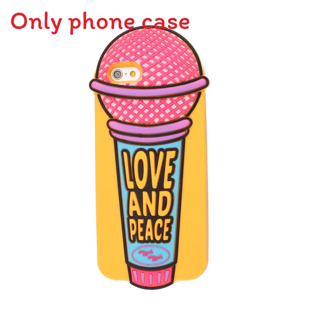 Cartoon 3d Silicone Phone Case For Iphone 5 To 7 Plus With Soft Protective Cover For Kids