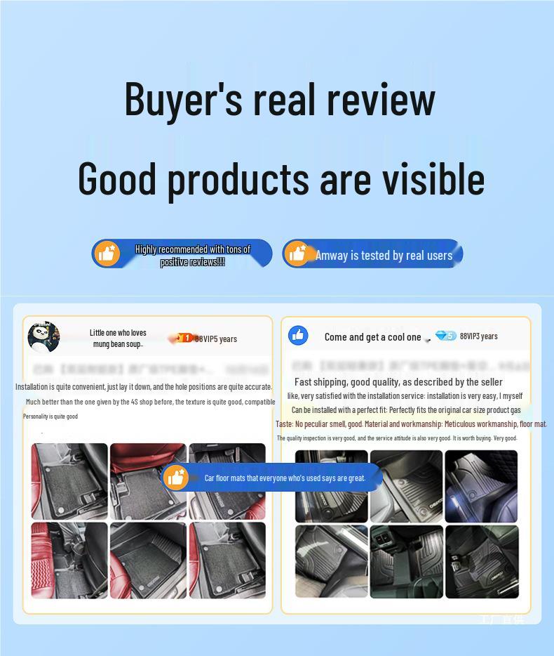 Peihui Full Coverage TPE Car Floor Mats for Buick Envision, Regal, LaCrosse, Excelle GT/e5, Verano, Velite 6