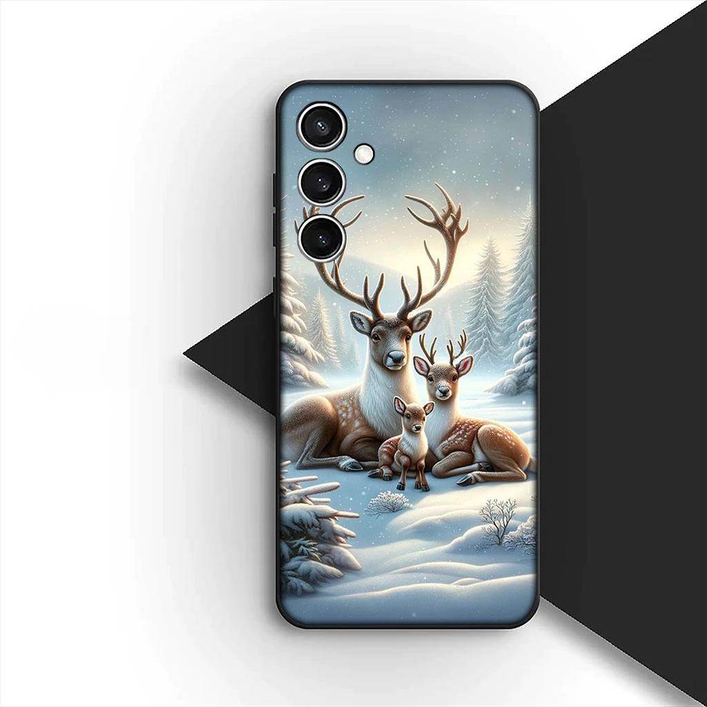 Cover for Samsung Galaxy S10 S8 S9 Plus A33 A34 A31 70 A71 A72 Note 20 9 8 S10E Casing Phone Case Forest Deer Hunting buck