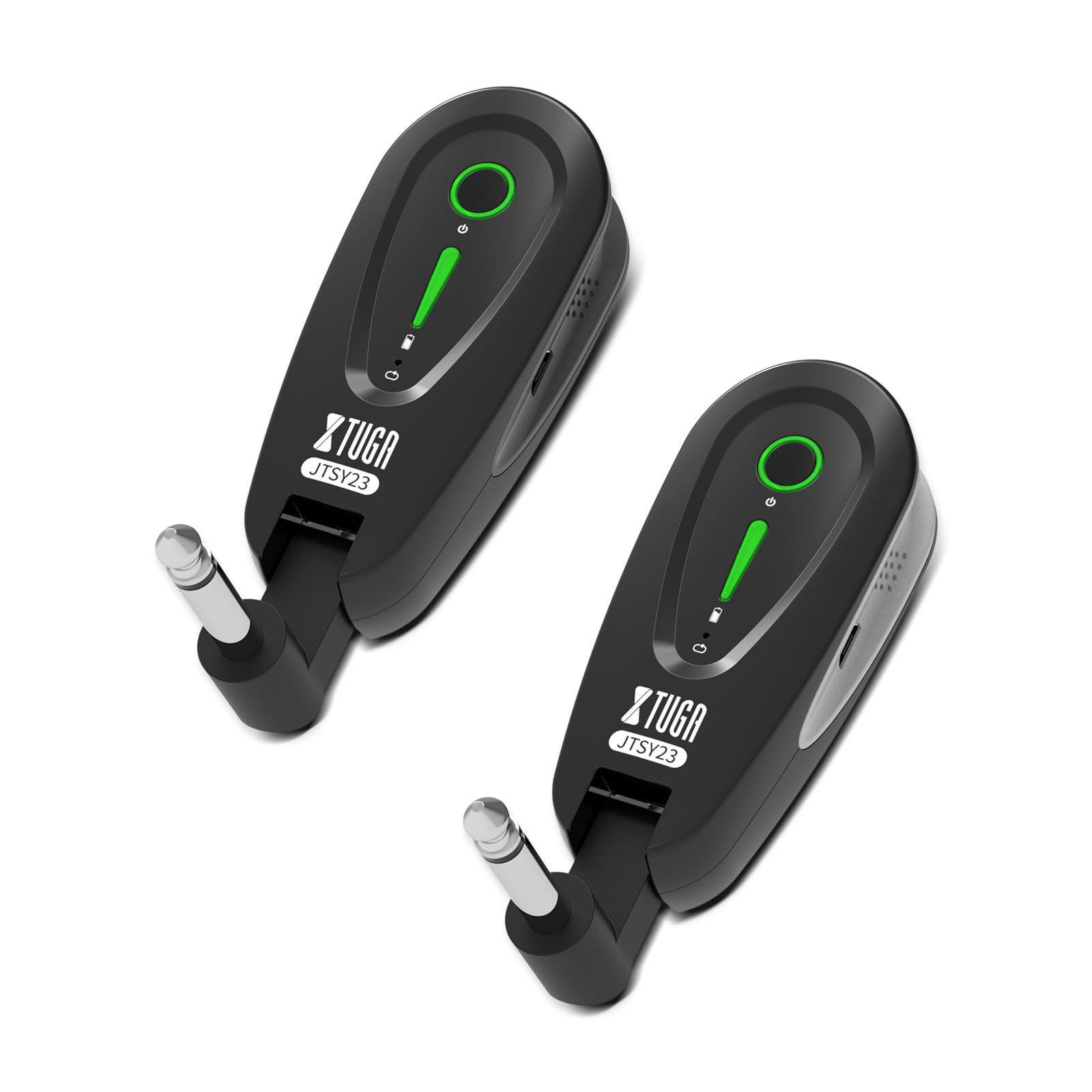 

XTUGA JTSY23 Wireless Transceiver for Guitar/Bass - Audio Transmitter & Receiver Cable 150 x 60 x 130
