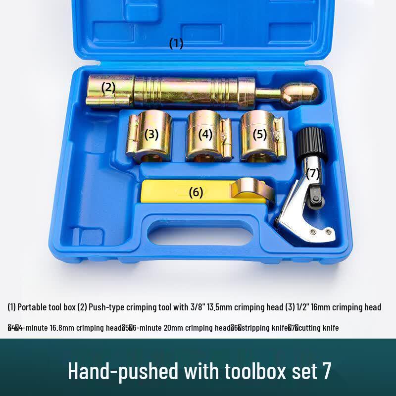 Jun Ding Ying Hand-Push Stainless Steel Corrugated Pipe Expander Tool Kit