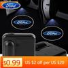 Car Sticker 2026 Ford 2025 Hot For Ford Wireless Led Emblem Car Door Welcome Laser Projector Lights Car Decor For Ford Focus ST