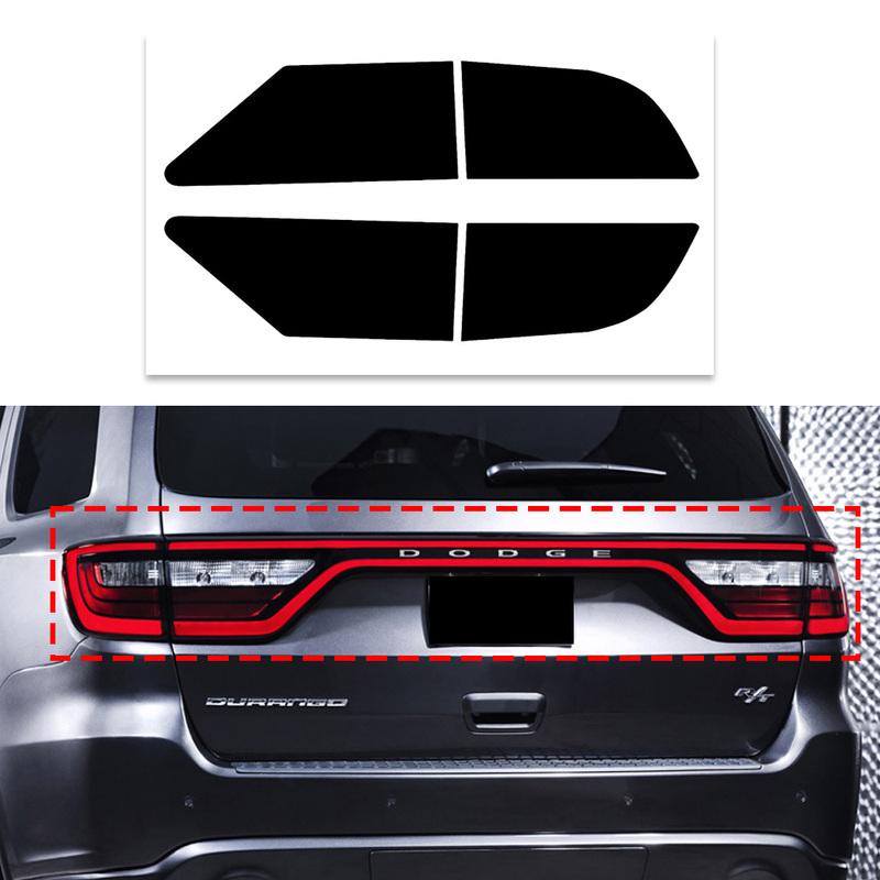 Per Dodge Durango 2014- Adesivi Luci Auto Sovrapposizioni Palpebre Fari Pellicola Vinilica Oscurante Decalcomania Luci Posteriori Accessori Esterni