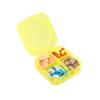 7PCS Pill Box Organizer Small Compact Modular Design Detachable High-visibility Color Container for Medication And Supplements