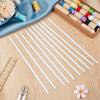 BENECREAT 10pcs White Metal Boning, 9.84 X 0.24 Inch Corset Strips White Webbing Boning for Bridal Dress Bustle Handmade Craft Wedding Dresses DIY