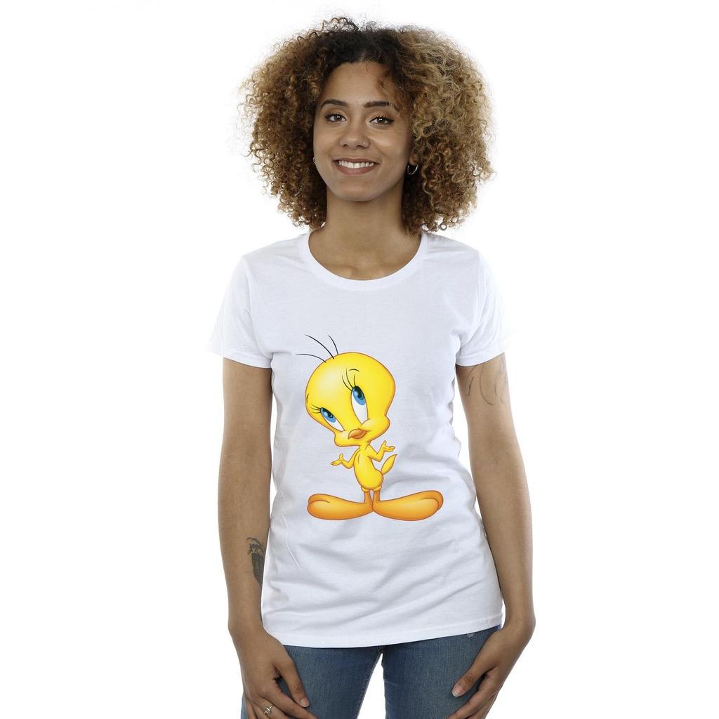 Looney Tunes Womens/Ladies Tweety Standing Cotton T-Shirt