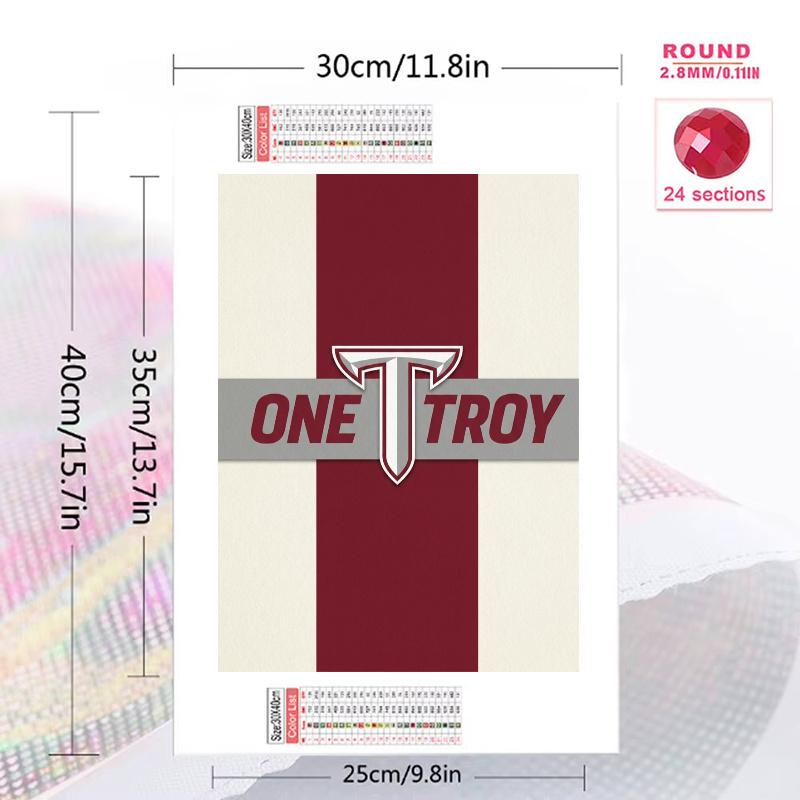Troy Trojans 100% Round Full Drill 5D DIY Diamond Painting Embroidery Cross Stitch Rhinestone Décor