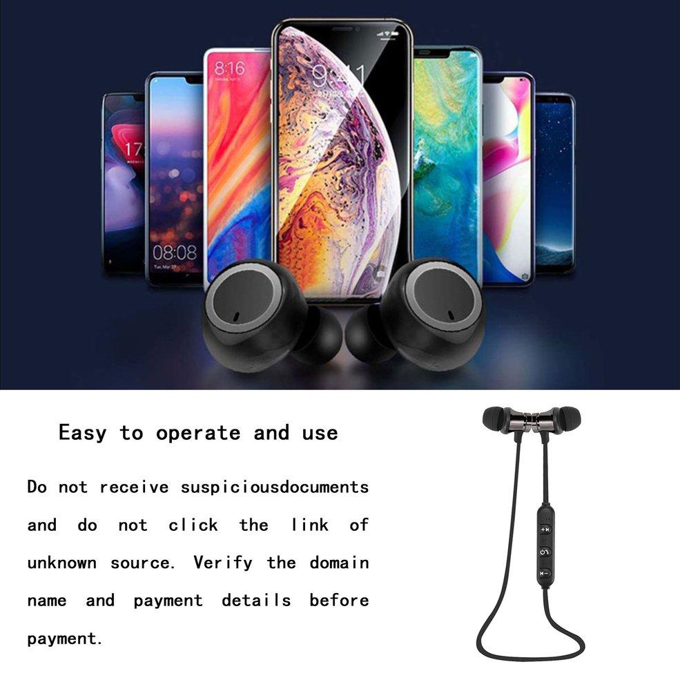 Buy Xt11 Magnetic Wireless Earphone Music Headset Phone Neckband Sport  Earbuds Earphone With Mic For Iphone For Samsung For Xiaomi in Woman Street  at affordable prices — free shipping, real reviews with