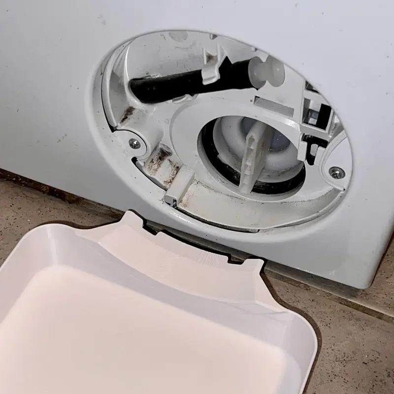 Washing Machine Drain Pan Filter Maintenance Spill Proof Water Receiver Box Laundry Appliance Parts Hous, Prevents Water Overflow On the Laundry