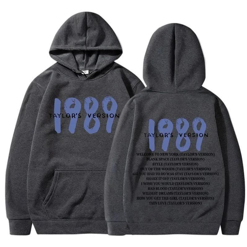 Taylor Swift 1989 Mikina Pánská Dámská Volný Střih Pulovr Mikina Ležérní Streetwear Dospívající