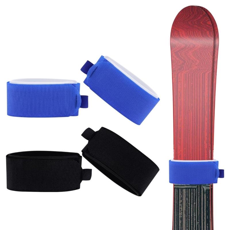 Snowboard Strap Ski Board Fixing Wrap Skis Snowboard Binding Strap Ski Fasteners Ski Tie Wrap Fastening Fixing Strap