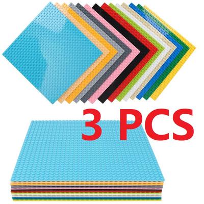 3PCS Klassieke Basisplaten Blokken 32x32 32x16 Stippen Bouw Basisplaten Stenen Assemblage Stad Weg MOC Vrienden Stad Speelgoed
