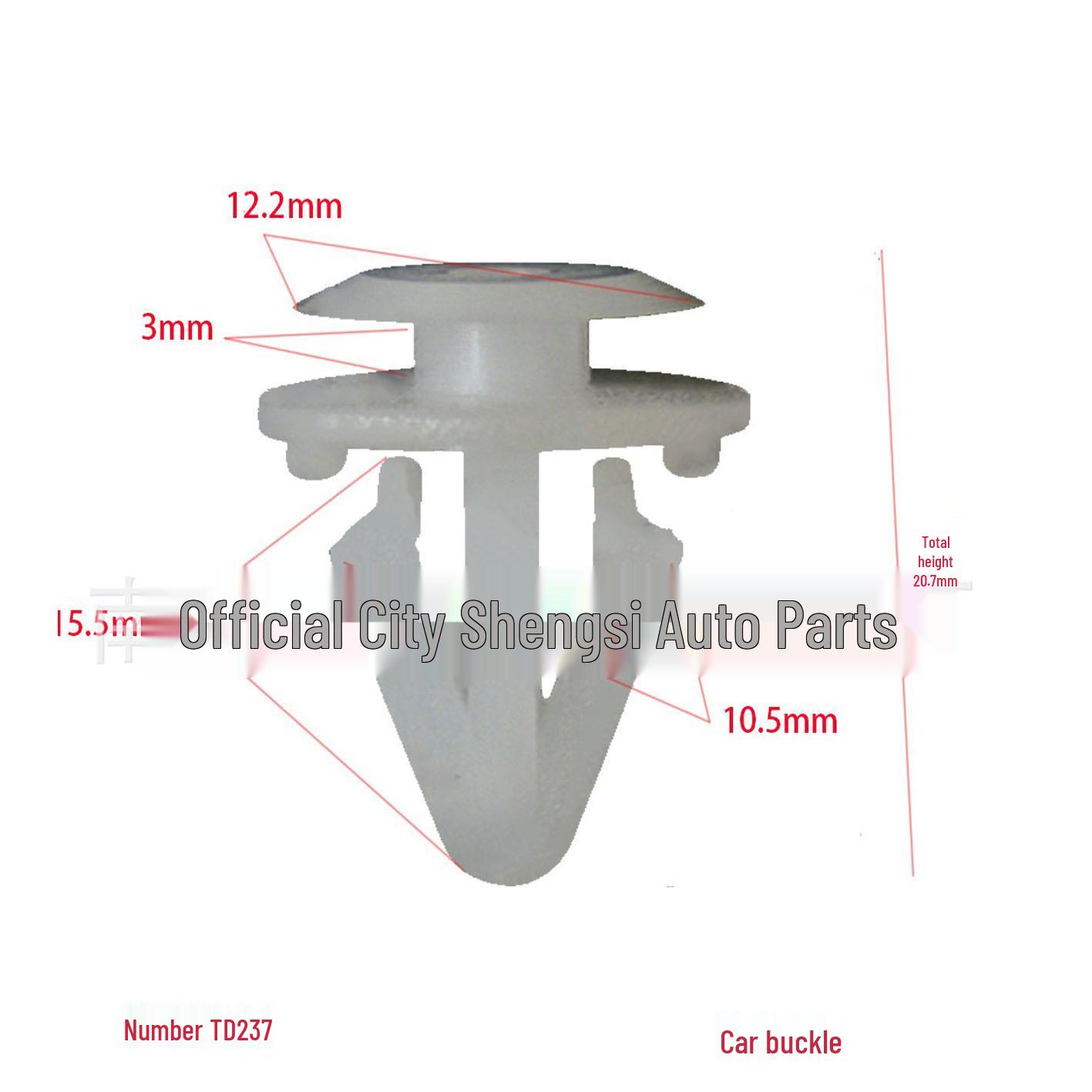 

Car Interior Door Panel Decoration Clip for Dongfeng, Steyr, Tianlong, Howo, Foton, Auman Models 10000