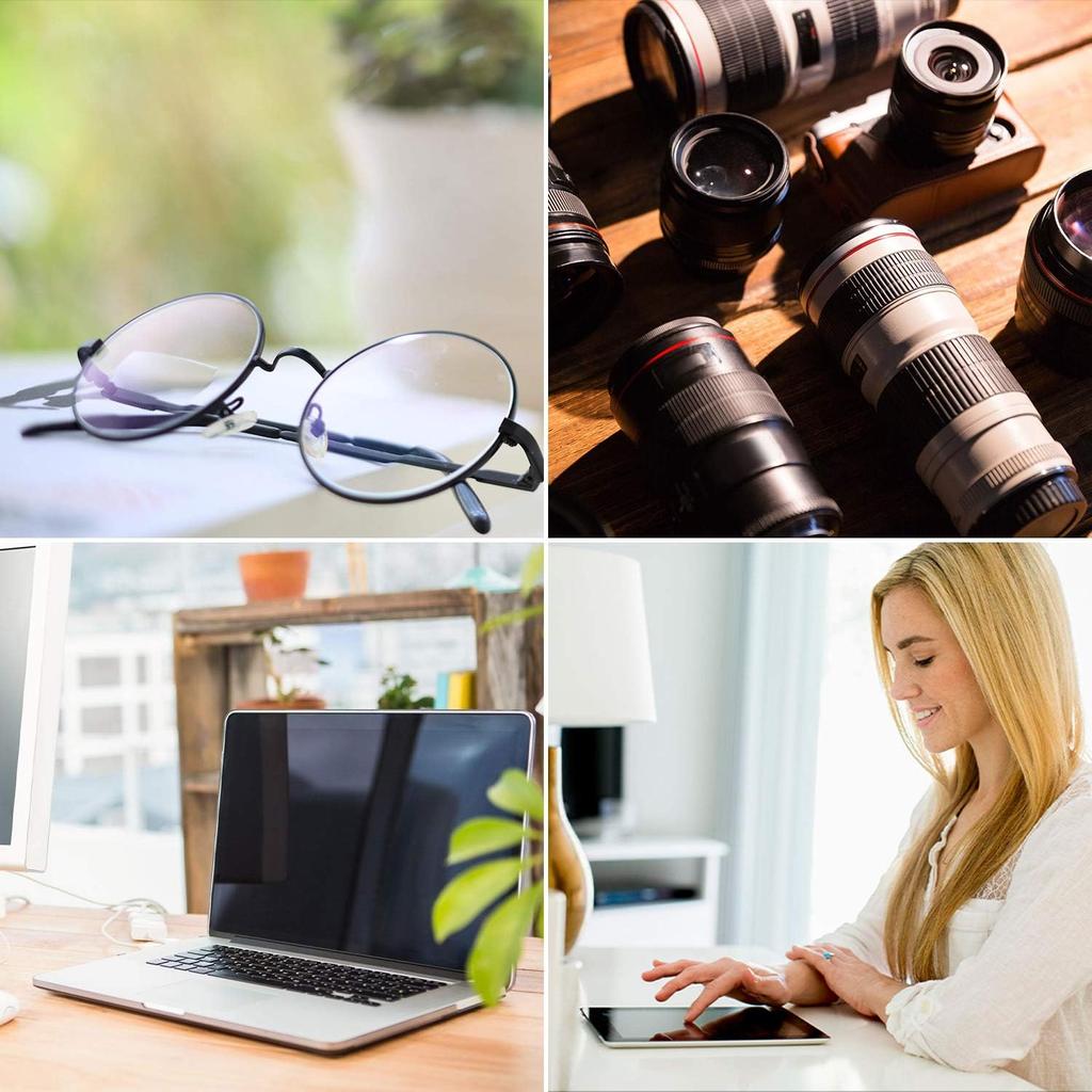 Monitor Wipes, Pre-Moistened Computer Screen Wipes for Electronics, Computer Monitor Cleaning Wipes for Eyeglasses, Tablets, Camera Lenses, Laptop,