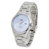 Casio MTS-115D-2A2 Analog Quartz Watch Silver Light Blue Stainless Steel Band