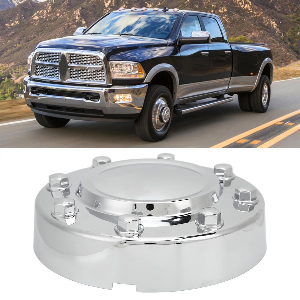 Dually Chrome Front Center Hub Cap Wheel Cover 68081010AB Replacement for Dodge Ram 3500 2011‑2013