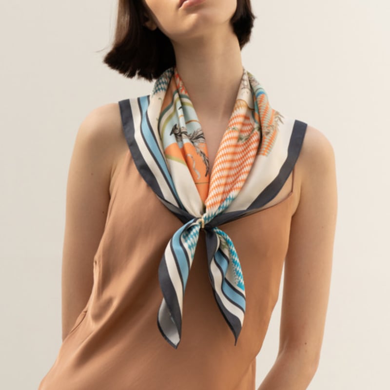 Saint Luxure Women's Scarf Preppy SL21SMSPP