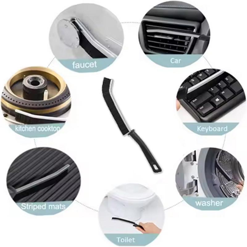 

5-Pack Crevice Cleaning Brushes - Holiday Deep Cleaning Kit for Appliance Gaps & Hard-to-Reach Areas чорний