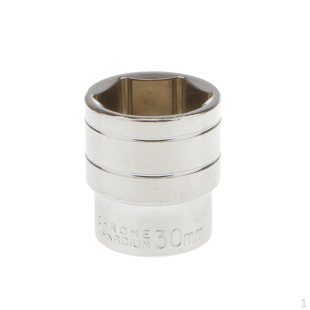 

30mm Short 1/2 Drive Socket Metric Hexagonal Chrome Winding Vanadium Part