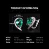 Elegant 925 Sterling Silver Earrings 4.20ct created pear 7*10mm emerald Nano Luxury Jewelry for Women's Birthday and party Gifts