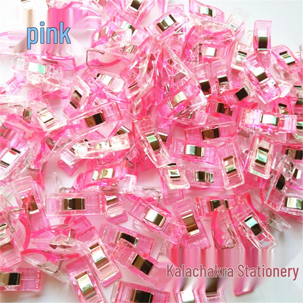 Mini Transparent Sewing Clips with White Strong Edging