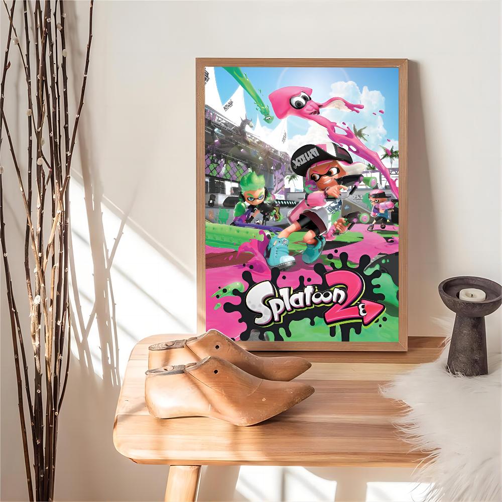 S-Splatoons serie joc DIY Poster Adeziv Fantezist Autocolant de Perete pentru Decorare Living Bar Decor de Perete