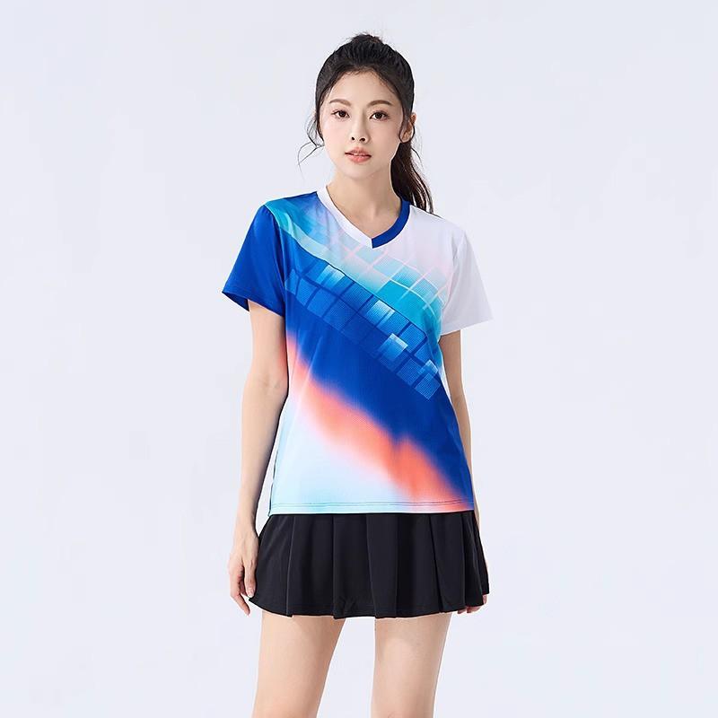Lightweight Breathable Quick-Dry Sport T-Shirt Badminton Tennis Table Unisex Athletic Wear