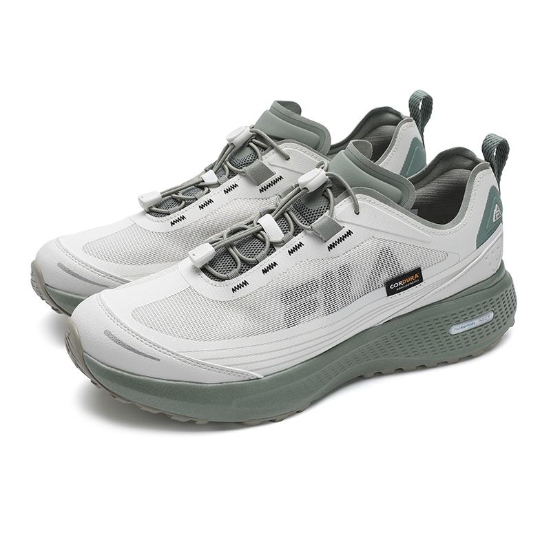 New FILA NUVOLE 3 Cushioning Low top Outdoor Shoes Men's Mercerization Green A12M521207FSA