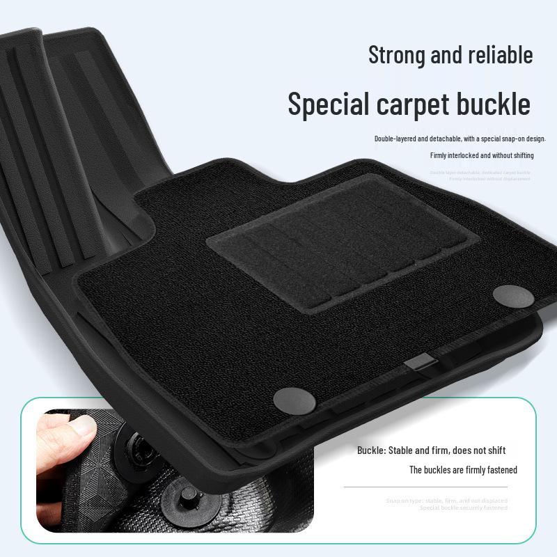 TPE All-Weather Floor Mats & Trunk Mat for BYD Fangchengbao Yangwang U7 Cars.