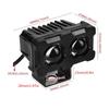 Motorcycle Mini Driving Light Headlight Universal Scooters Auxiliary Spotlight