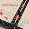 T Square Adjustable 2 In 1 Precision Measuring Tools Drilling Positioning Jig Drafting Square For Carpentry Cabinet Drawer