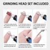 Mini Electric Grinding Nail Grinder Smooth Intelligent Speed Regulation Electric Manicure Device Nail Polishing Nail Tool Set