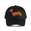 Dachshund Black Corduroy Baseball Cap Baseball Cap Fashion Unisex Sunhat Womens Outdoor Sports Snapback Cap