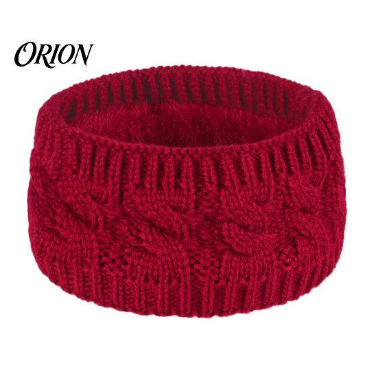 Cozy Ear Covers for Women Winter Knitted Headband Women, Soft Fleece Lined Thermal Hair Wide Cold Weather Band, Thickened Plush Warmer Outdoor Sports
