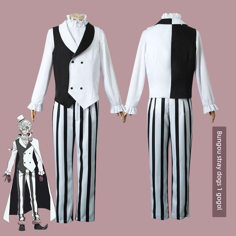 Bungo Stray Dogs Season 4 Cosplay Costume Nikorai Nikolai Gogol Cosplay Outfit